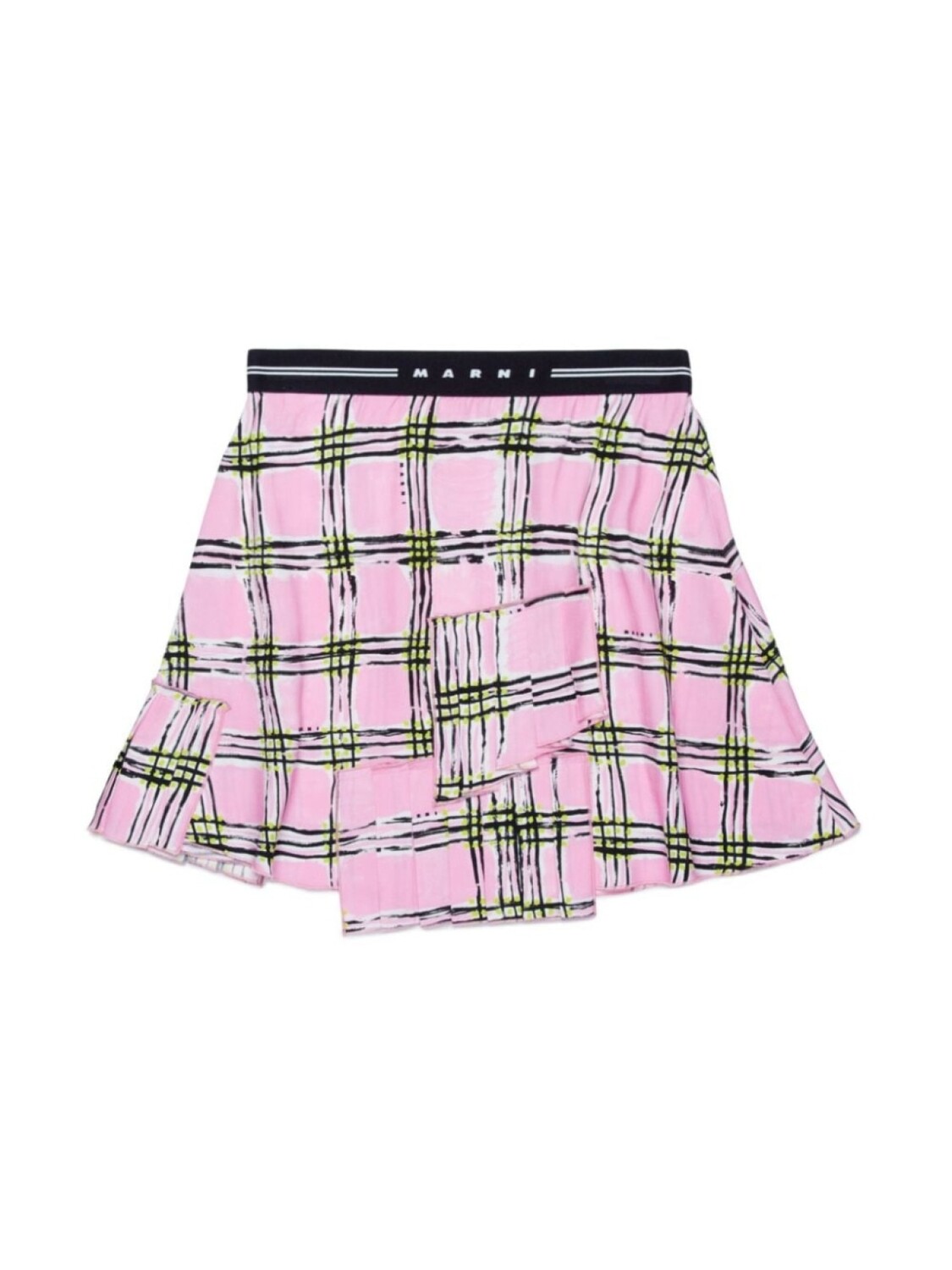 

Marni Kids юбка в клетку, розовый