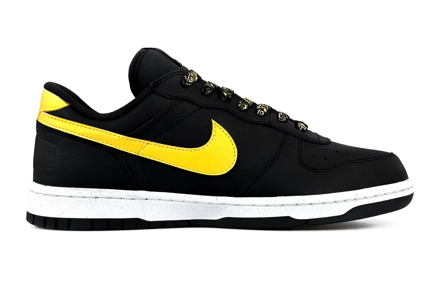 Кроссовки кеды Nike Big Low Black Gold — фото 3