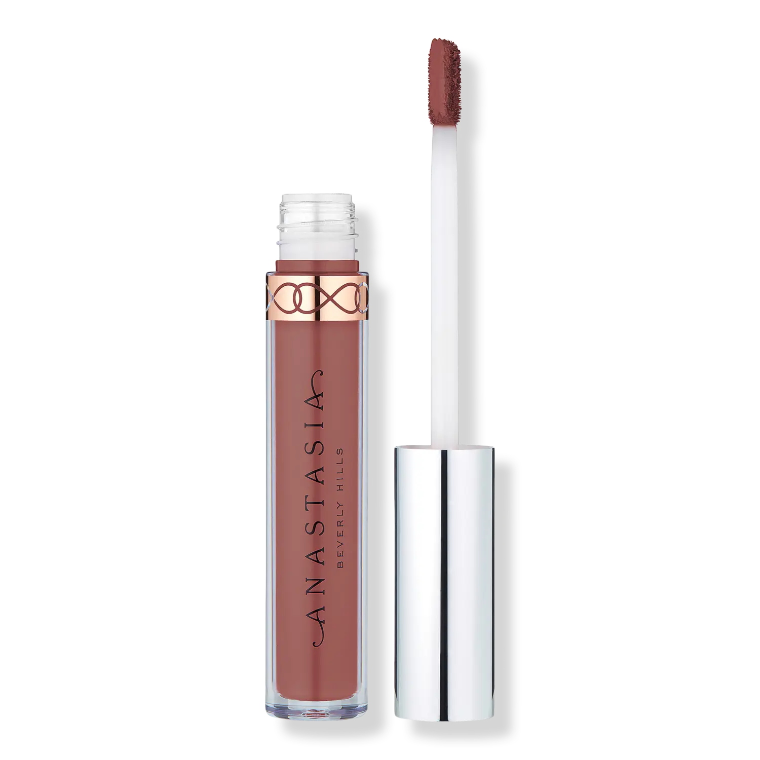 

Жидкая матовая помада, устойчивая к размазыванию. Anastasia Beverly Hills, Hudson (faded terracotta)