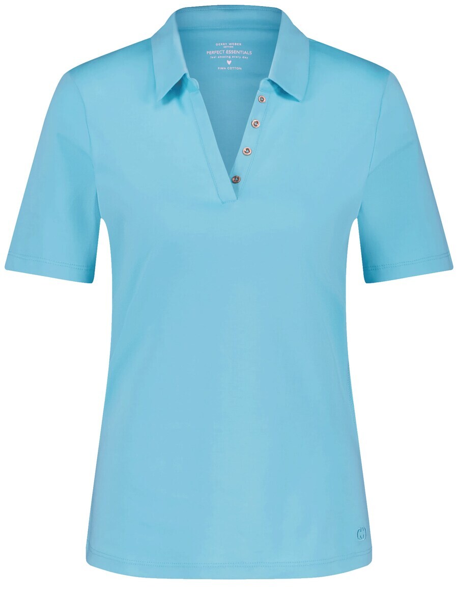 

Рубашка поло GERRY WEBER Shirt, небесно-синий