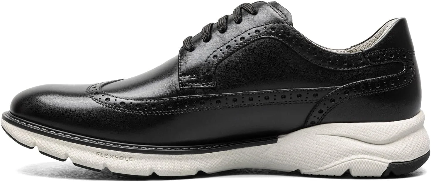 Мужские оксфордские туфли Florsheim Frenzi Wing Tip, черный — фото 4