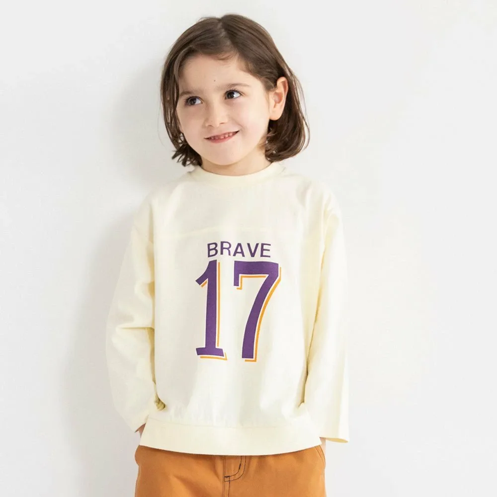 Футболка с длинным рукавом с нумерацией Branshes, beige
