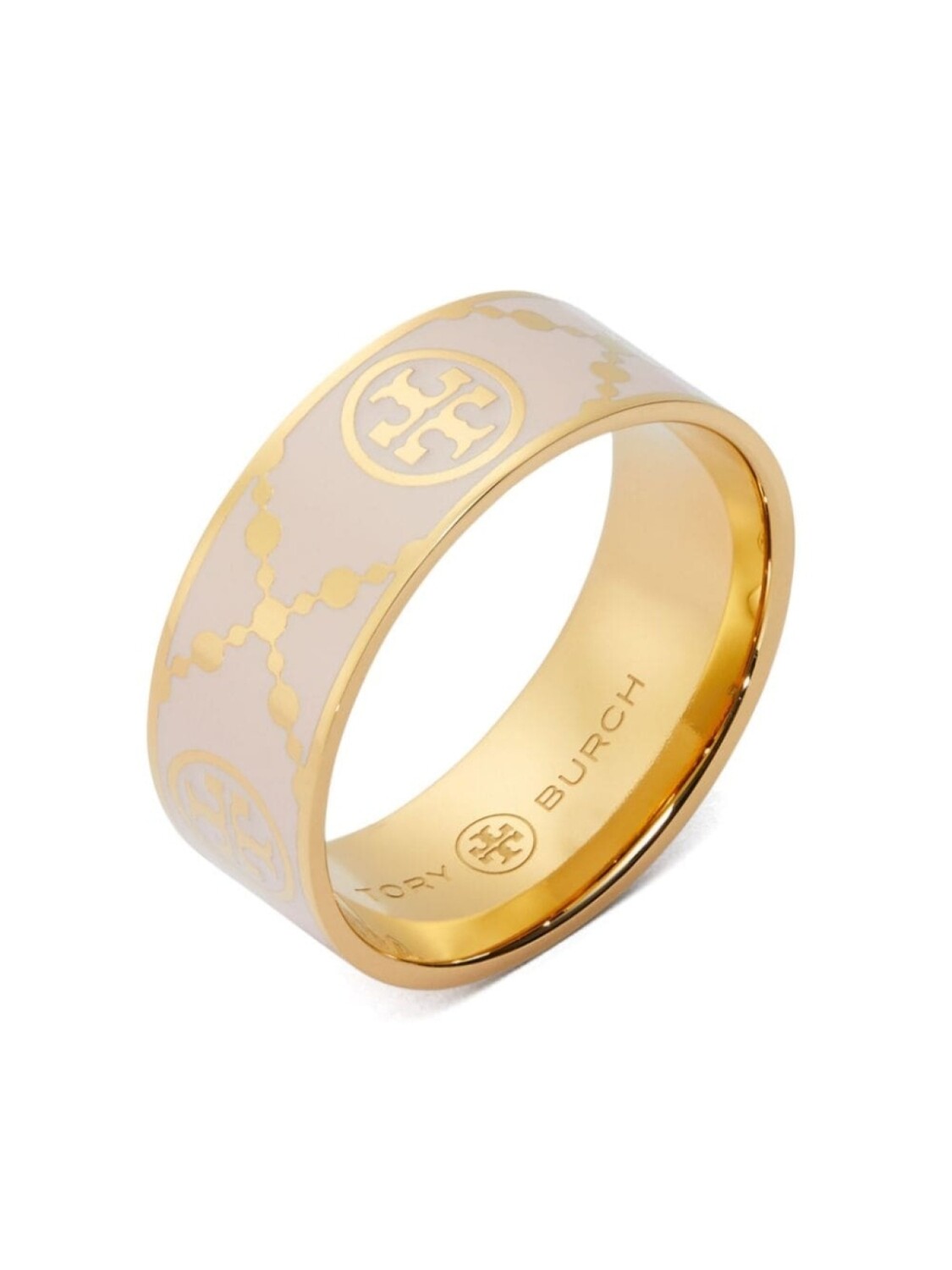 

Кольцо с монограммой Tory Burch, розовый
