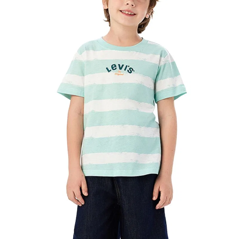 Детская футболка с круглым вырезом Levis, Blue Mist — фото 3