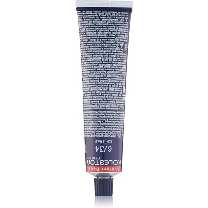 

Краска для волос Koleston Professionals, 60 мл, оттенок 6/34, темно-золотистый, красно-русый Wella