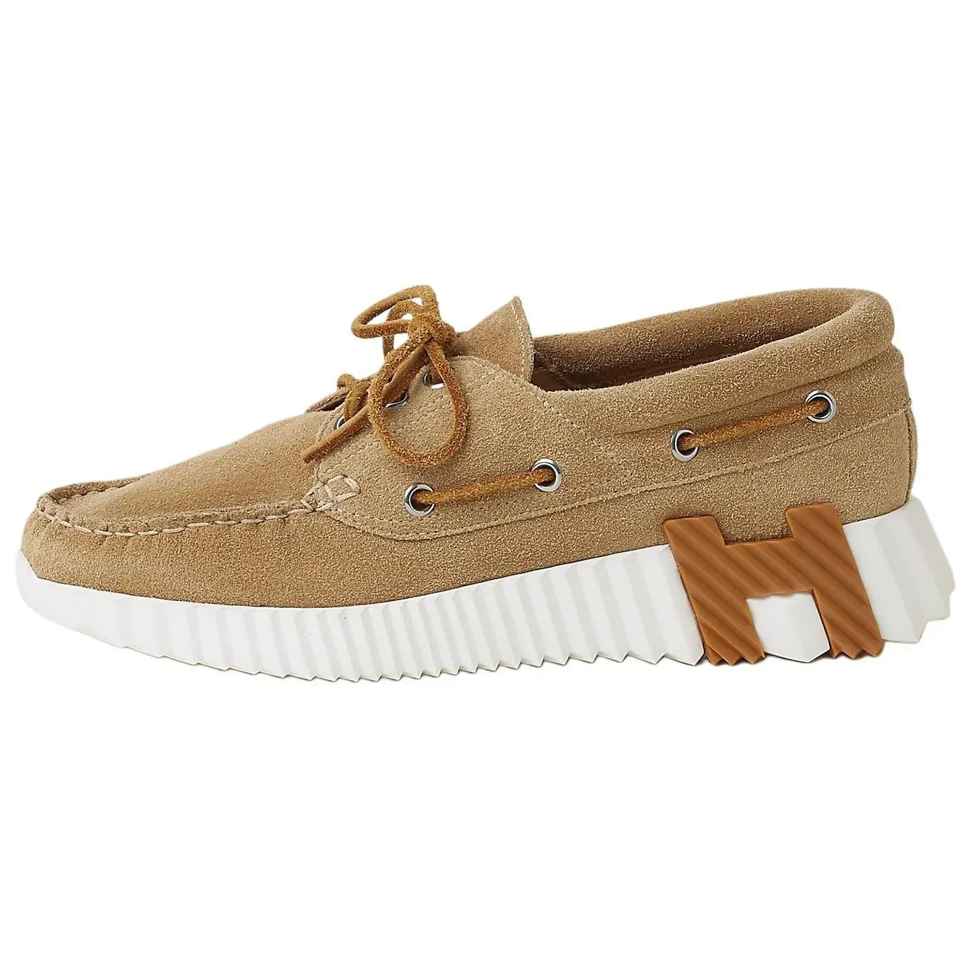 Низкие повседневные туфли Ketch 4 см, женские, цвет «умбра» HERMES, Original Shoe Box Included