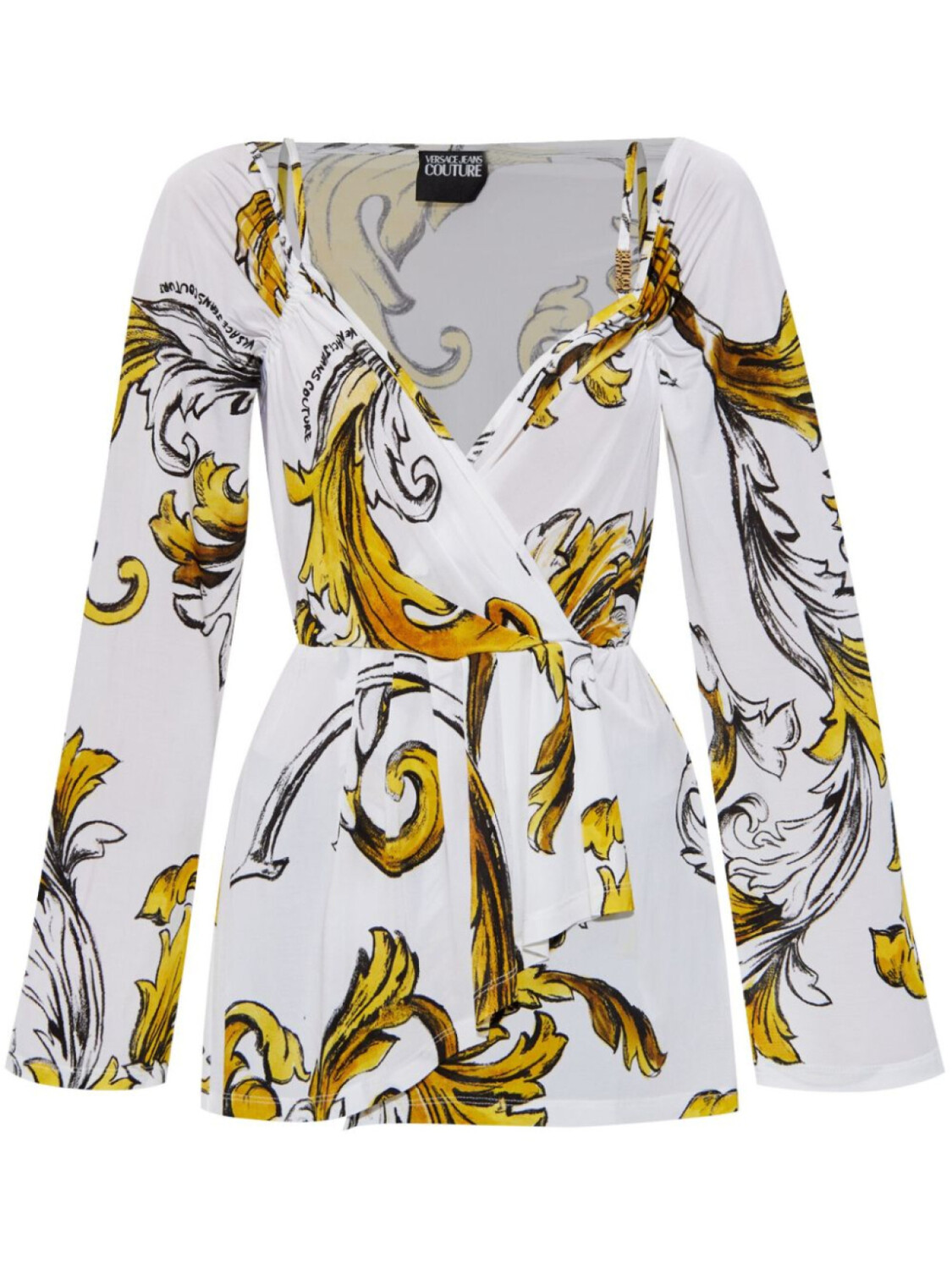 

Versace Jeans Couture блузка Barocco, белый