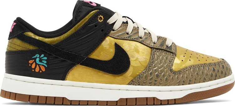 

Кроссовки Wmns Dunk Low 'Día De Muertos', золотой, Желтый, Кроссовки Wmns Dunk Low 'Día De Muertos', золотой