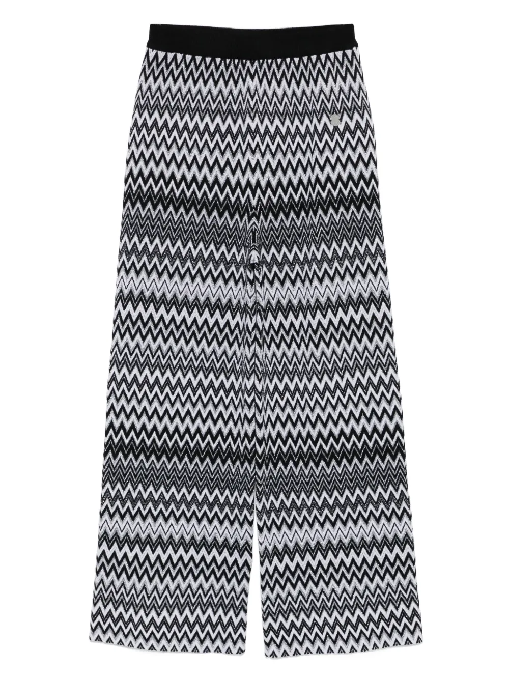 

Брюки с зигзагообразным узором Missoni Kids, черный