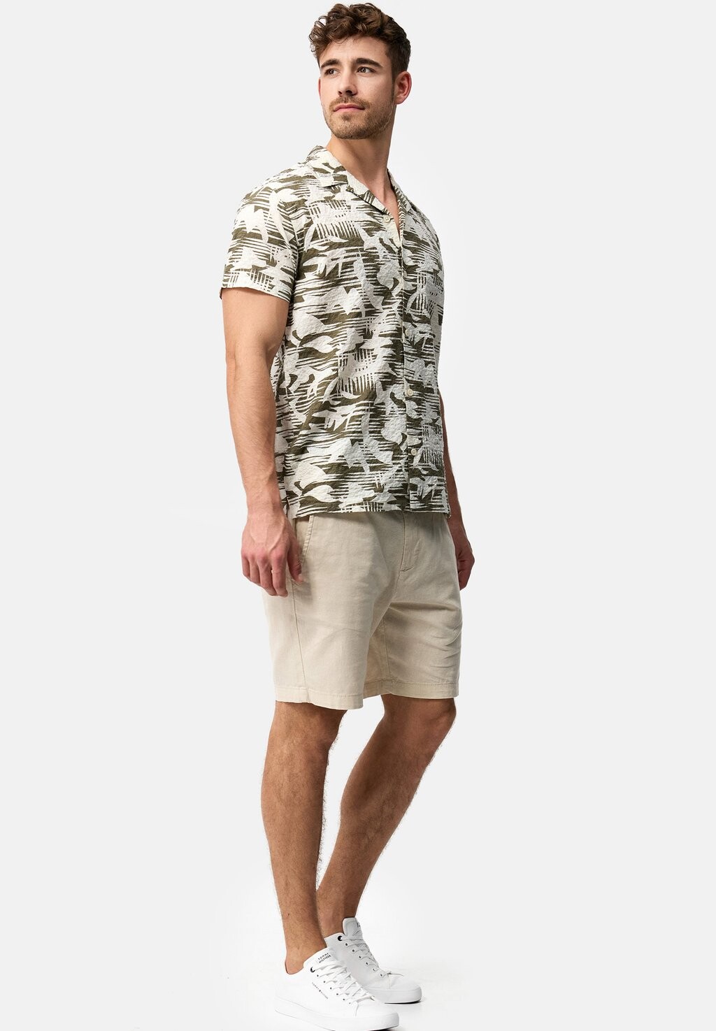 

Рубашка INDICODE JEANS, темно-зеленый