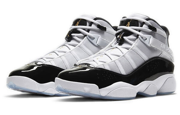 Кроссовки 6 колец Air Jordan, белый — фото 3