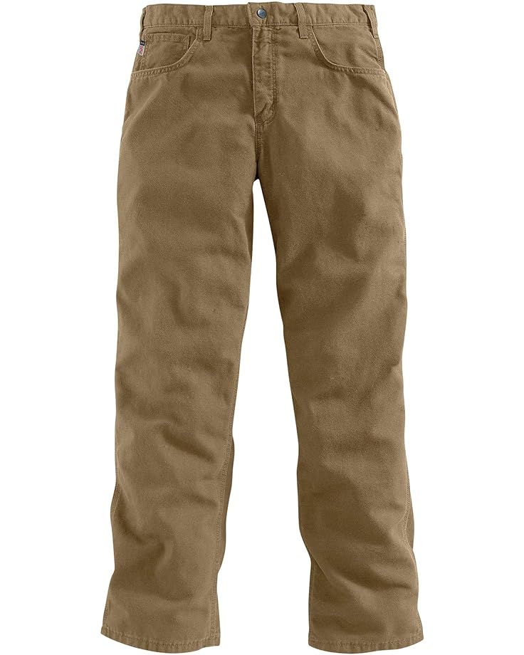 

Брюки Carhartt Big & Tall Flame-Resistant Canvas, цвет Golden Khaki