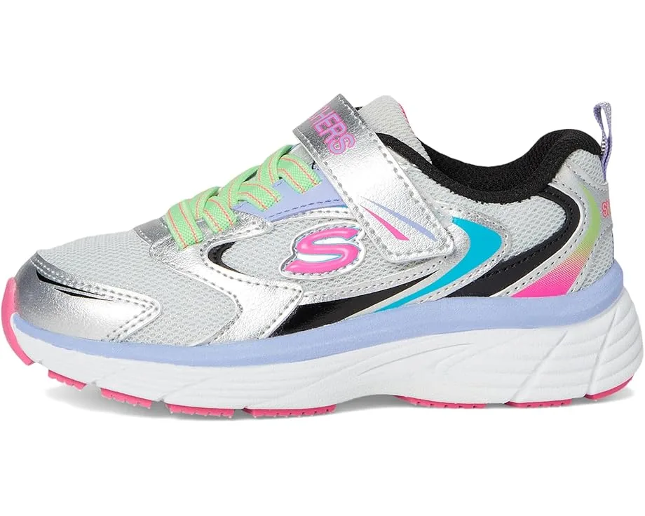 Кроссовки SKECHERS KIDS Vintage Tread 303698L (Little Kid/Big Kid), Silver/Multi — фото 4