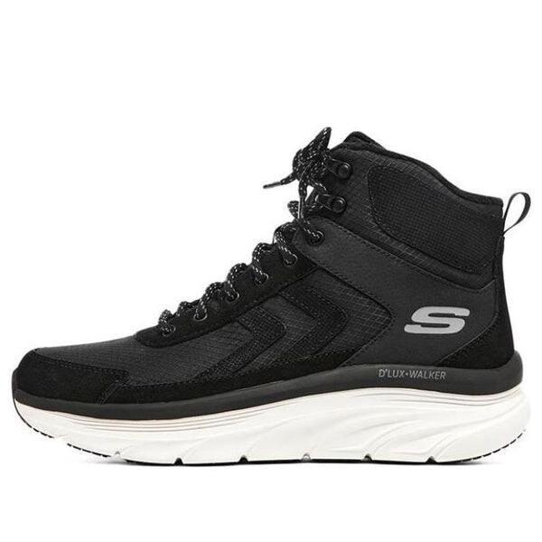 

Кроссовки dlux walker shoes 'black white' Skechers, черный