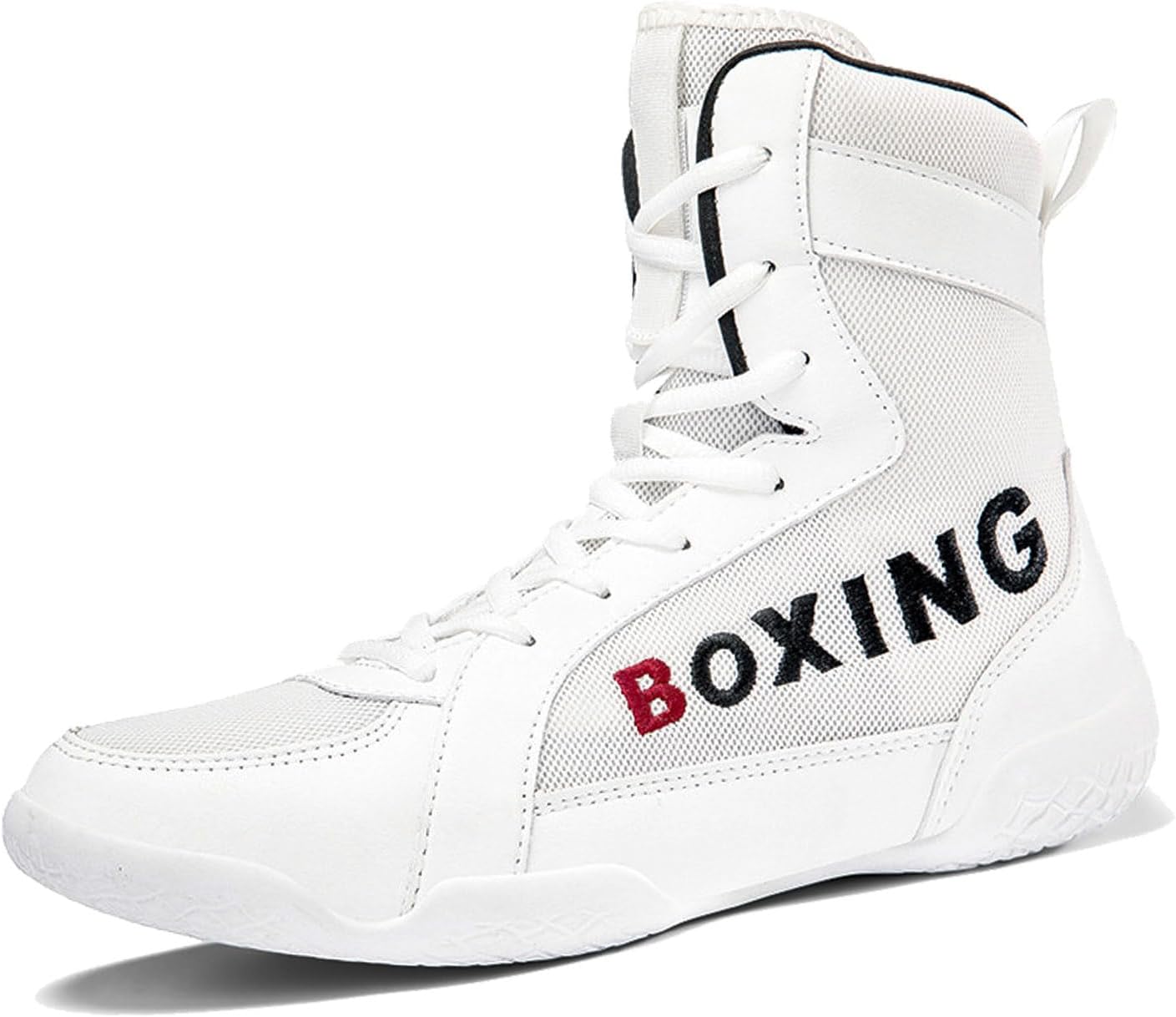 

Боксерские кроссовки для мужчин Профессиональные обувь для борьбы Дышащие легкие тренировочные кроссовки Zivopah, белый