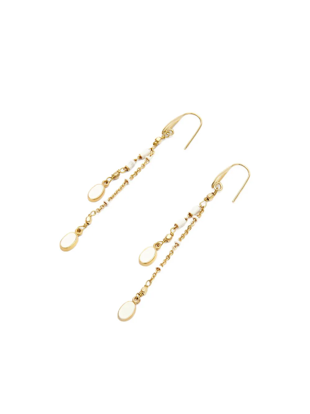 Серьги-кисти с подвесками Casablanca Isabel Marant, золотистый — фото 3
