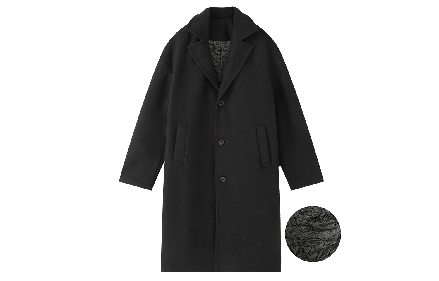 

SWAMP AREA Пальто унисекс, Black Padded