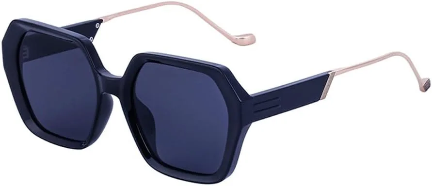 

LVTFCO Модные женские солнцезащитные очки в стиле ретро с градиентной расцветкой, ярко-черно-золотая оправа, серая оправа, мужские очки для путешествий, 1