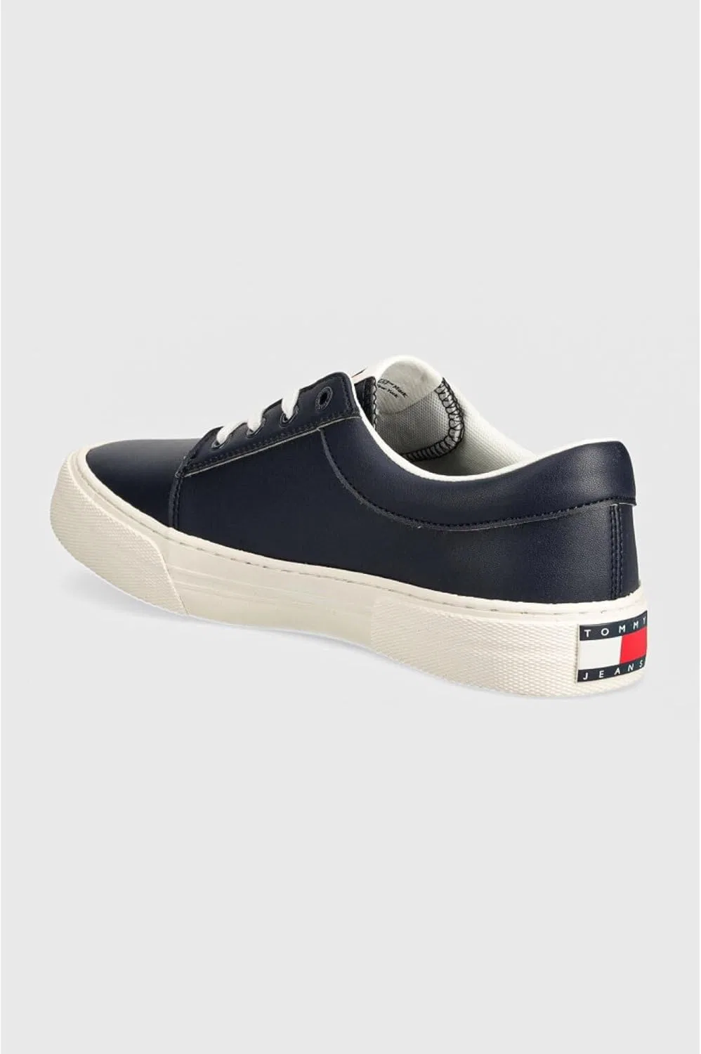 Кроссовки Tommy Jeans Herren Vulcanized Sneaker Skater Derby Schuhe, Blue Dark Night Navy — фото 4