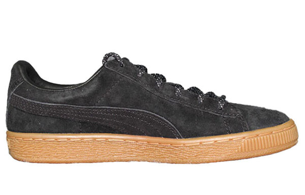 Кроссовки basket classic winterized 'black gum' Puma, черный — фото 2