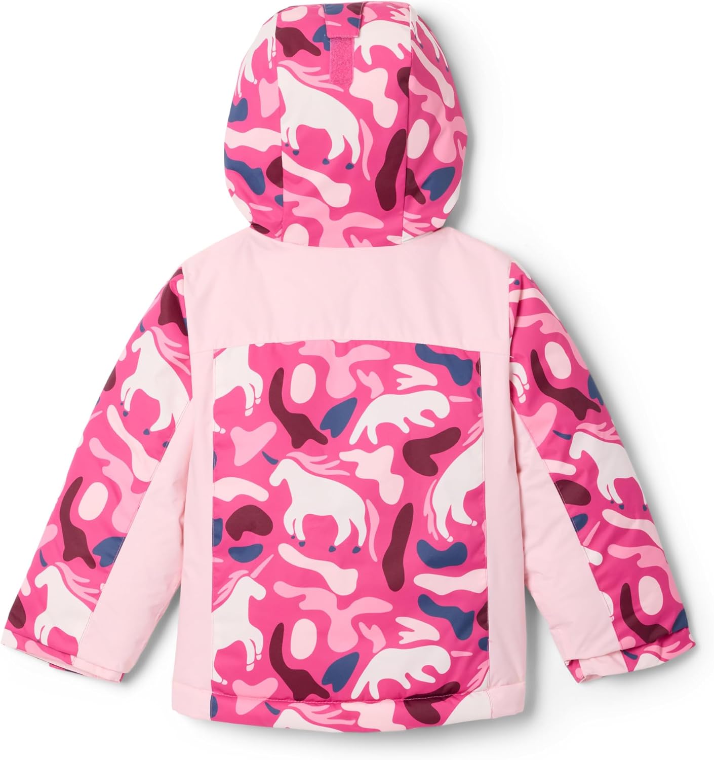 Columbia девичья куртка Horizon Ride IV Printed, Pink Ice Uniflauge/Satin Pink — фото 2