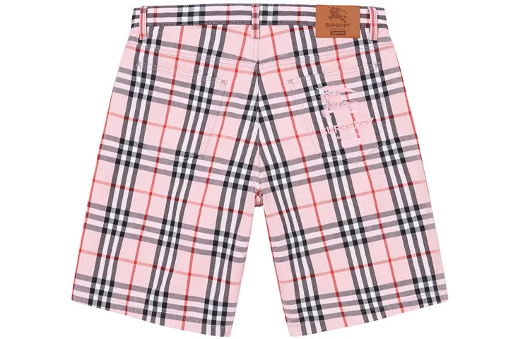 Джинсовые шорты Burberry Supreme, светло-коричневый — фото 4