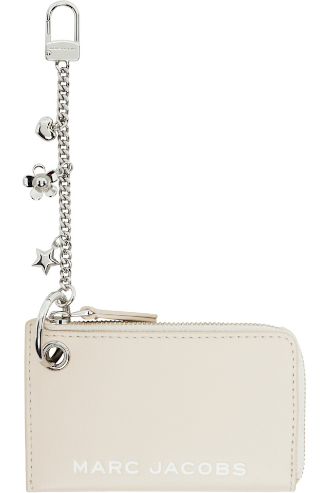 

Marc Jacobs Кошелек для монет Off-White с подвеской в виде верхней молнии