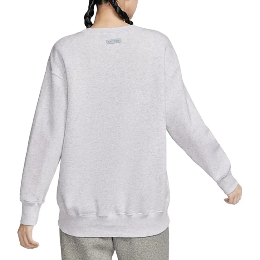 Nike Свитшот Women's Gray Crew Neck Moderate — фото 3