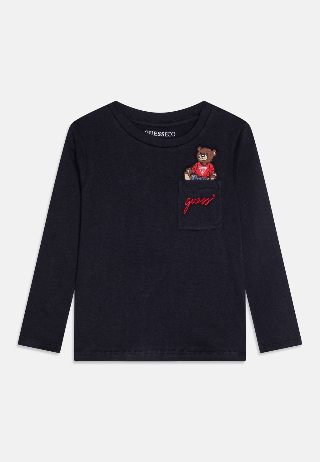 

Топ с длинными рукавами TODDLER BEAR UNISEX Guess, темно-синий