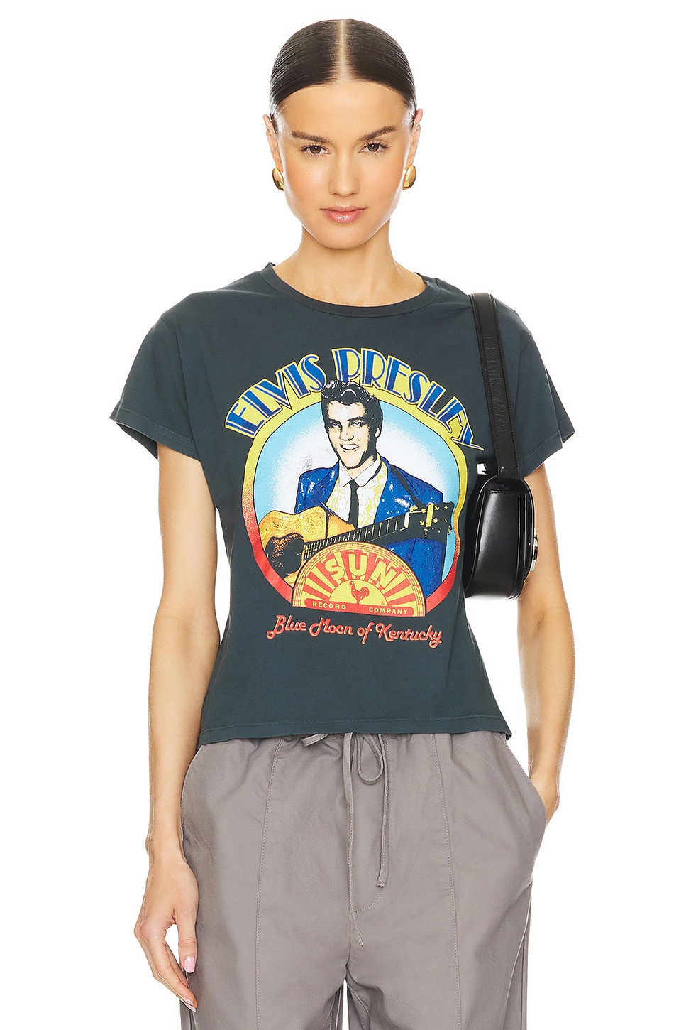 

Футболка соло sun records x elvis blue moon Daydreamer, черный