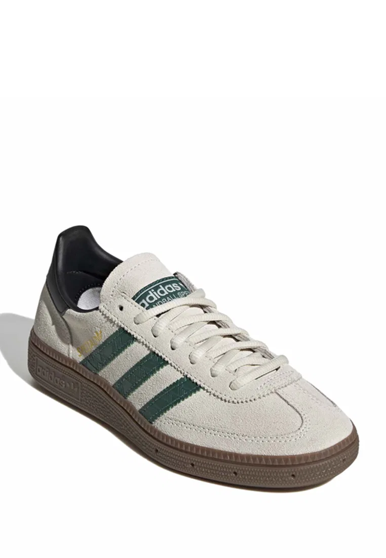 Кроссовки для гандбола, Spezial, adidas, зеленый/кремовый — фото 2