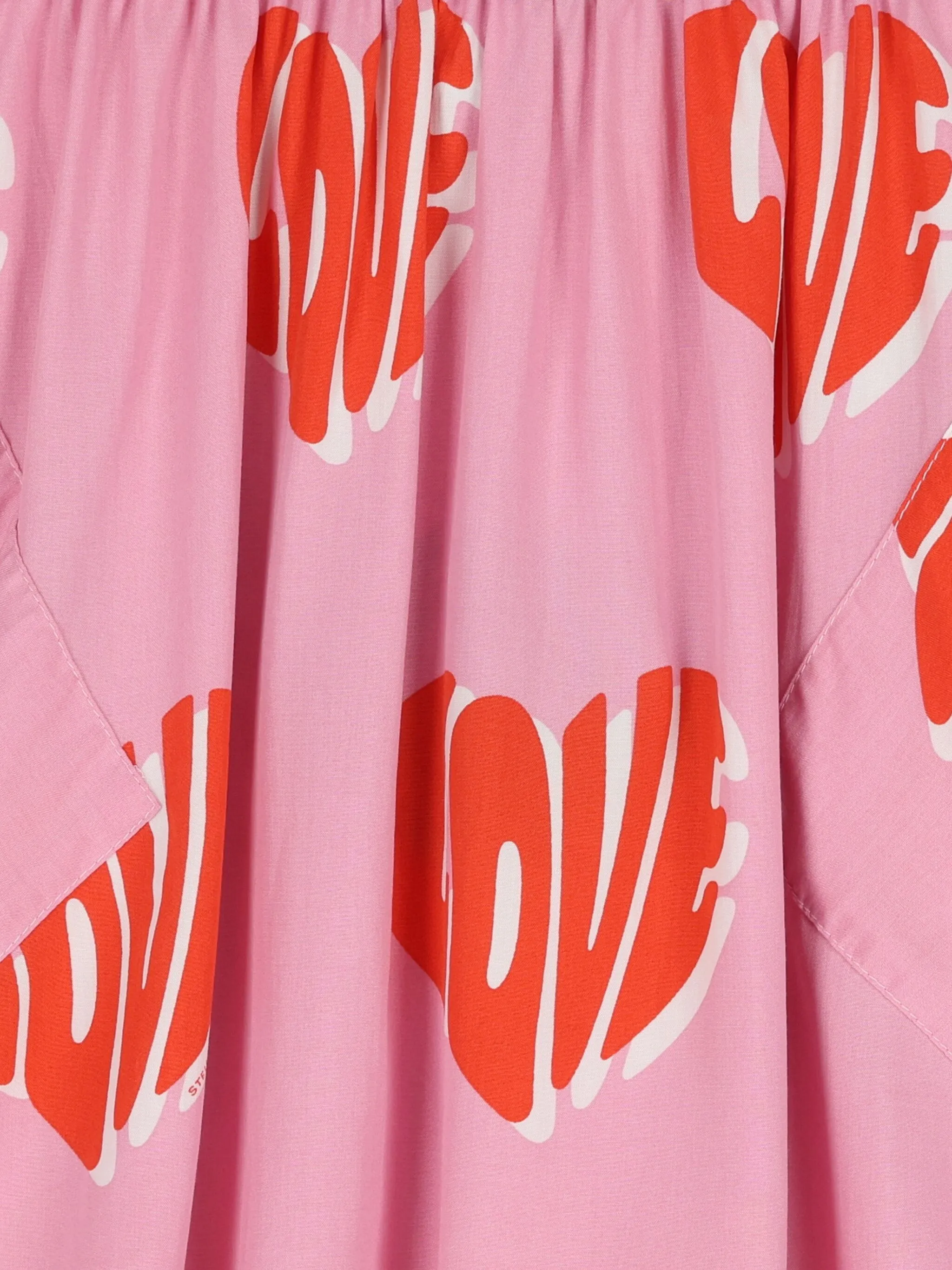 Юбка с принтом Stella Mccartney Kids, розовый — фото 3