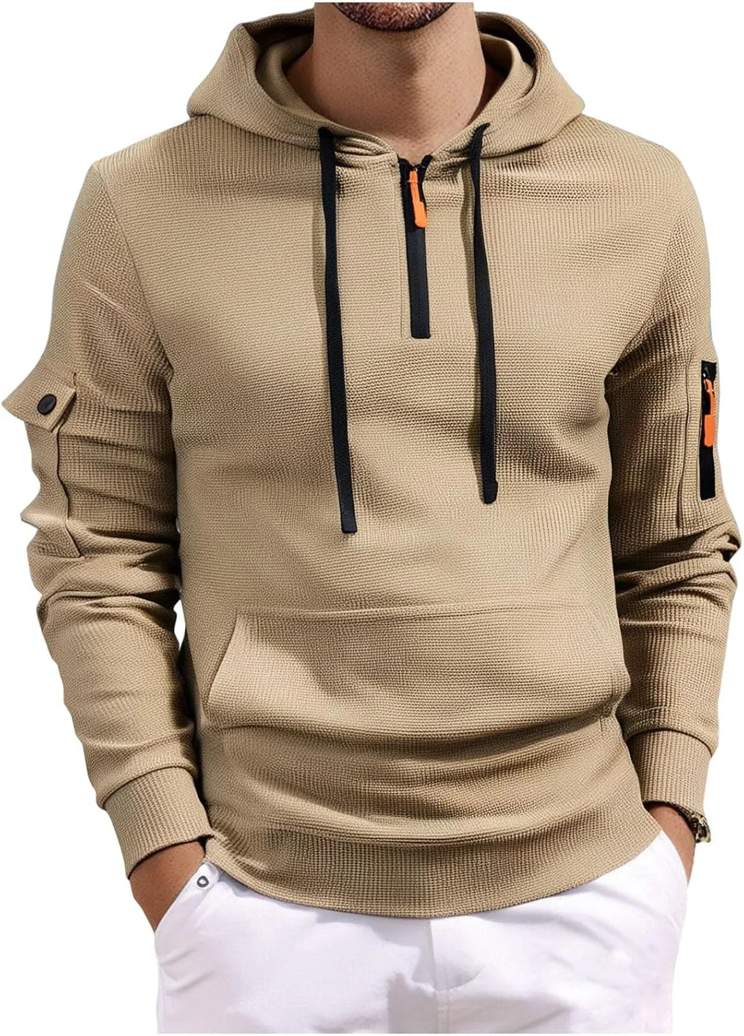 

Мужская толстовка с капюшоном Big and Tall, флисовая, свободного кроя