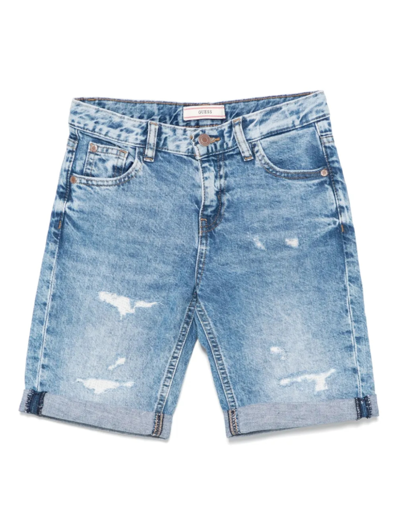 

Шорты джинсовые с логотипом для детей guess kids, синий