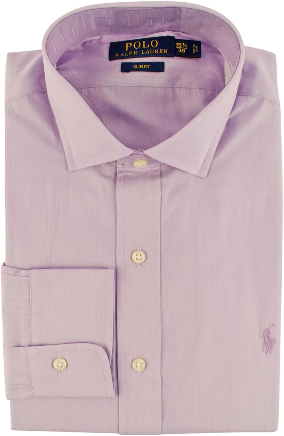 

Мужская облегающая рубашка Polo Ralph Lauren в полоску, Purple/White