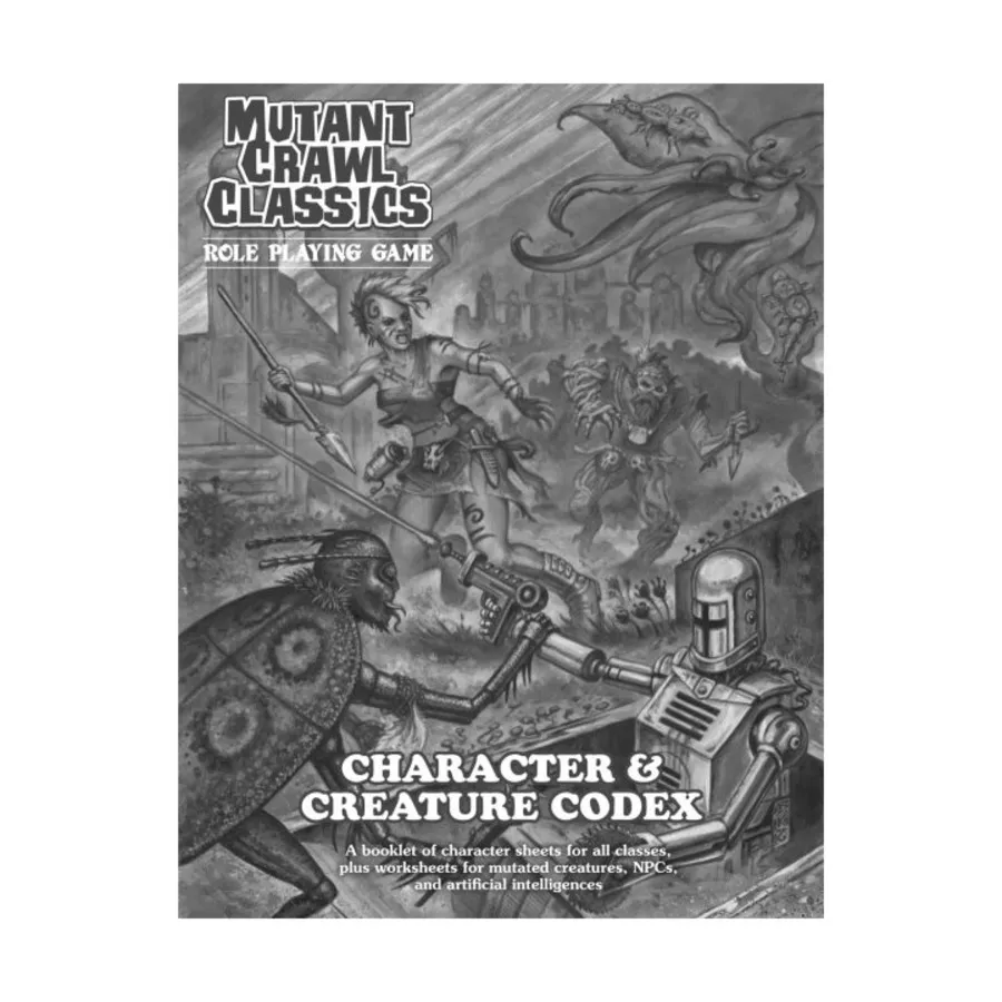 

Character & Creature Codex, Mutant Crawl Classics RPG (Goodman Games), мягкая обложка