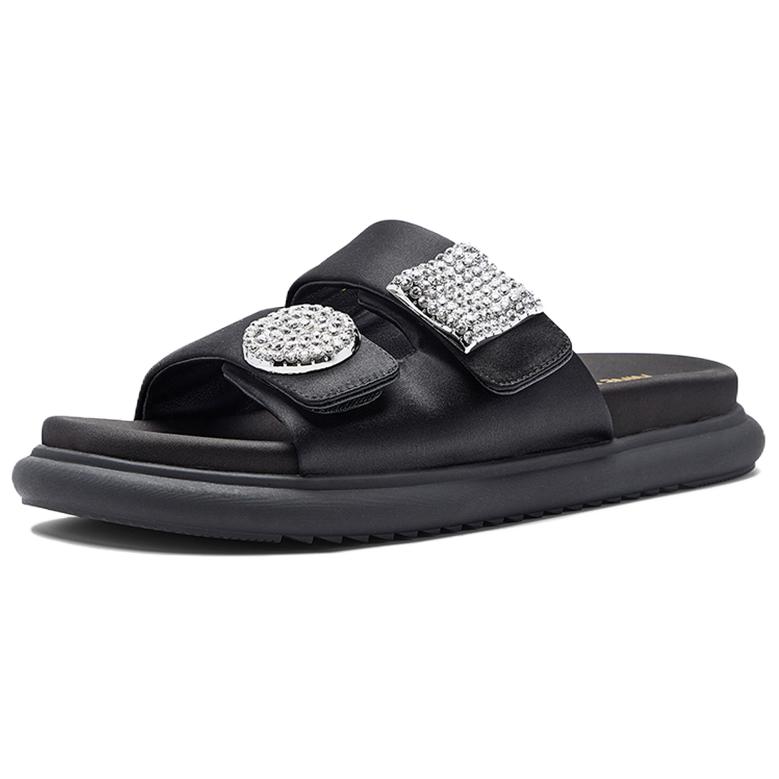 NINE WEST Женские противоскользящие тапочки серые, цвет Gray — фото 4