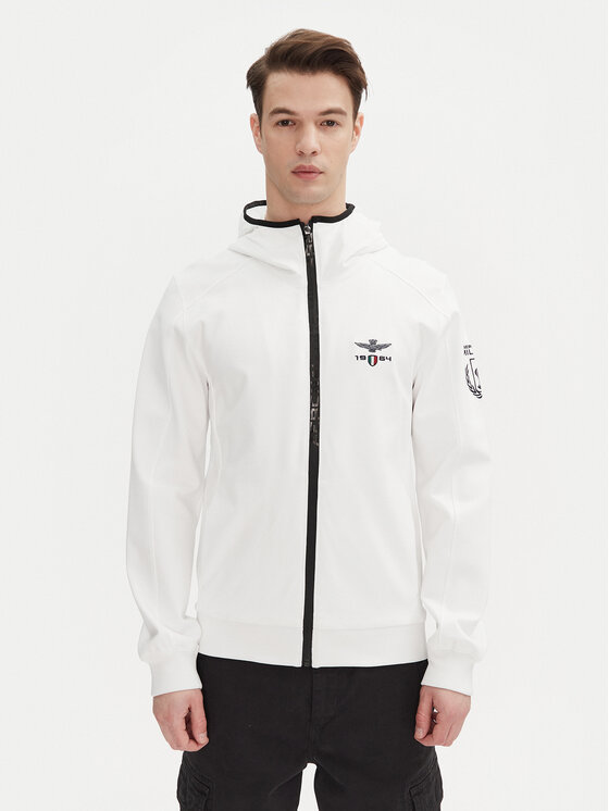 

Переходная куртка стандартного кроя 251AF497F559 Aeronautica Militare, белый