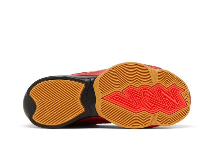 Кроссовки Jordan Zion 2 GS 'Red Suede Gum', красный — фото 4