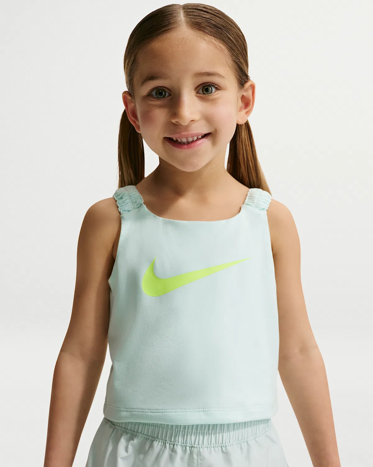 Детский набор Nike Bold Play: топ Dri-FIT и шорты, Barely Green — фото 2
