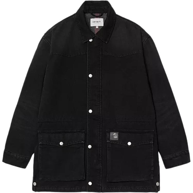 

Carhartt WIP Джинсовая куртка с клапанными карманами, Black
