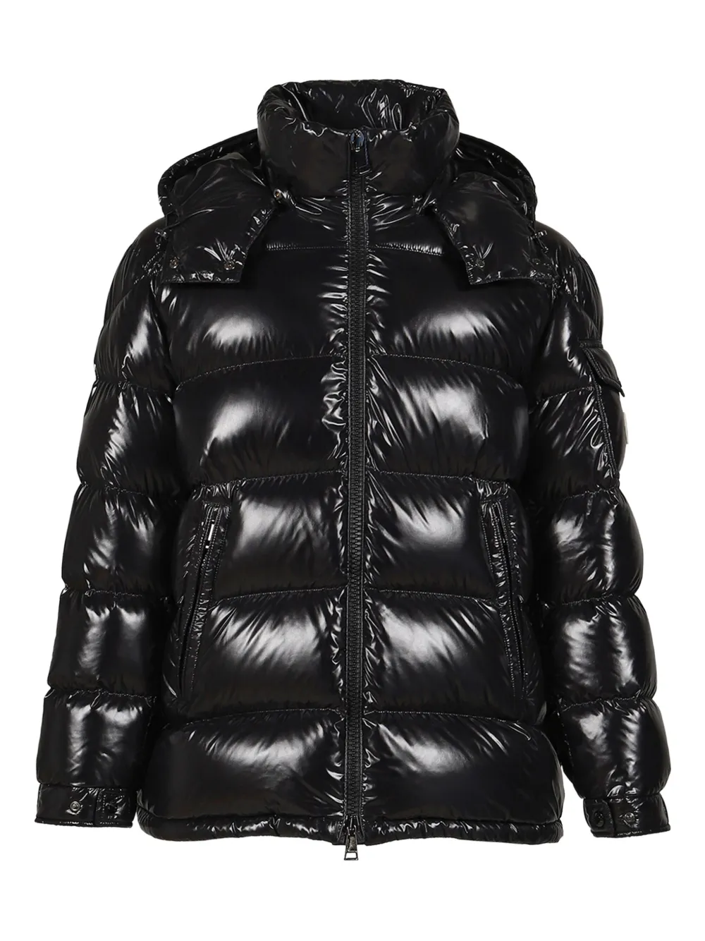 

Пуховик с капюшоном MONCLER, черный