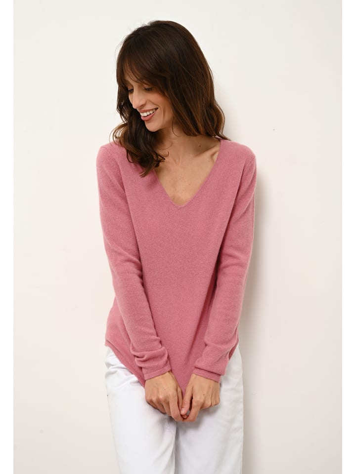 

Кашемировый свитер Джоан розового цвета Just Cashmere