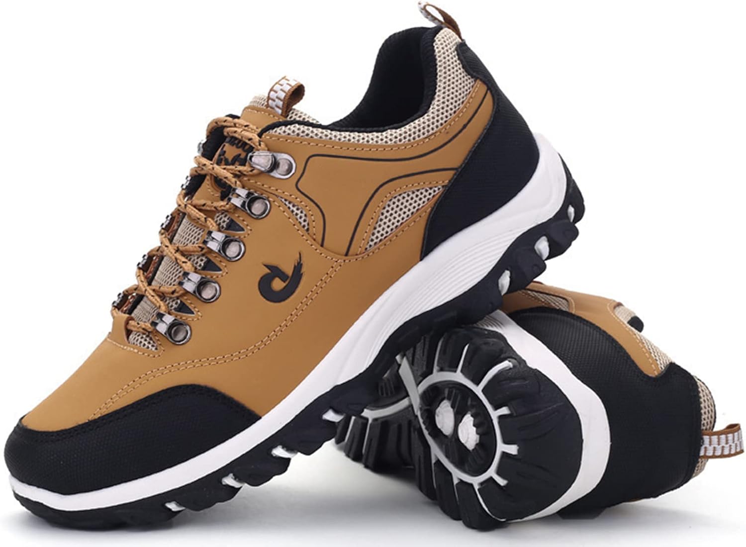 

Мужские спортивные кроссовки для походов, хорошая поддержка свода стопы, удобные, дышащие, противоскользящие, легкие кроссовки для повседневного ношения, приключений и кемпинга (желтые, размер 7.5 UK) Generic