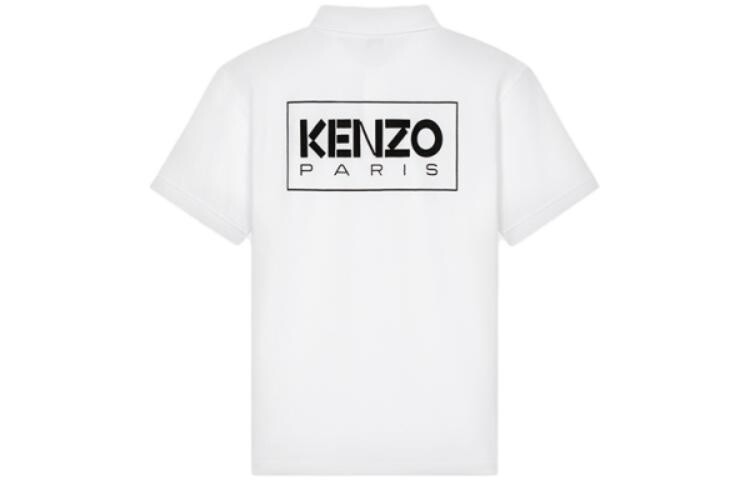 

Рубашка поло унисекс белая Kenzo, белый