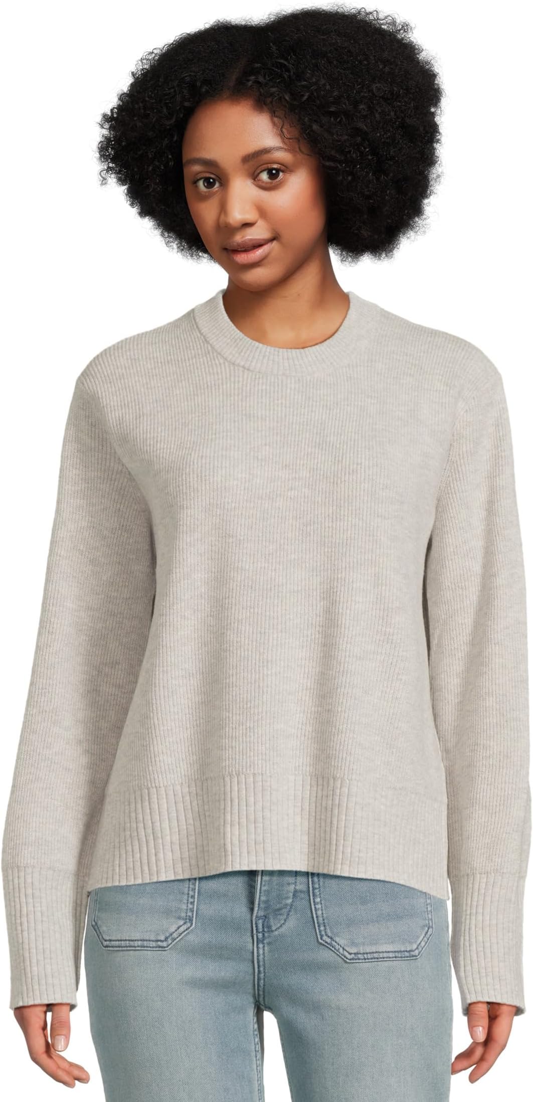 

Свитер Faherty Jackson Crewneck Sweater, цвет Ice Grey Heather