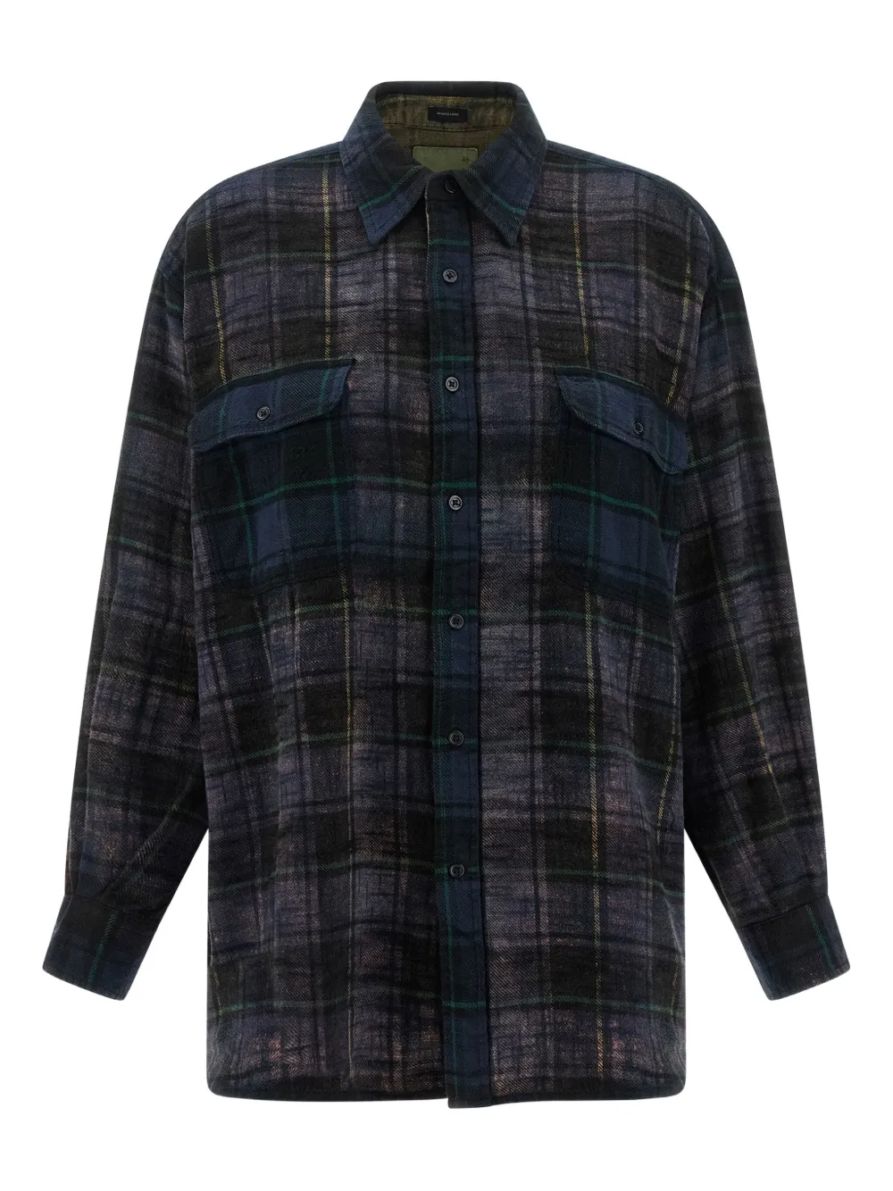 

Фланелевая рубашка в клетку R13, синий