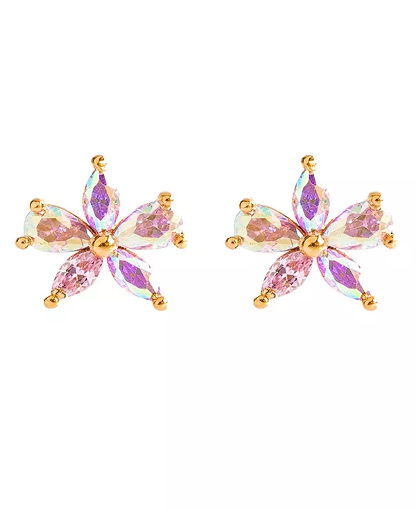 

Серьги-Гвоздики «Гардения» Girls Crew, gold-plated