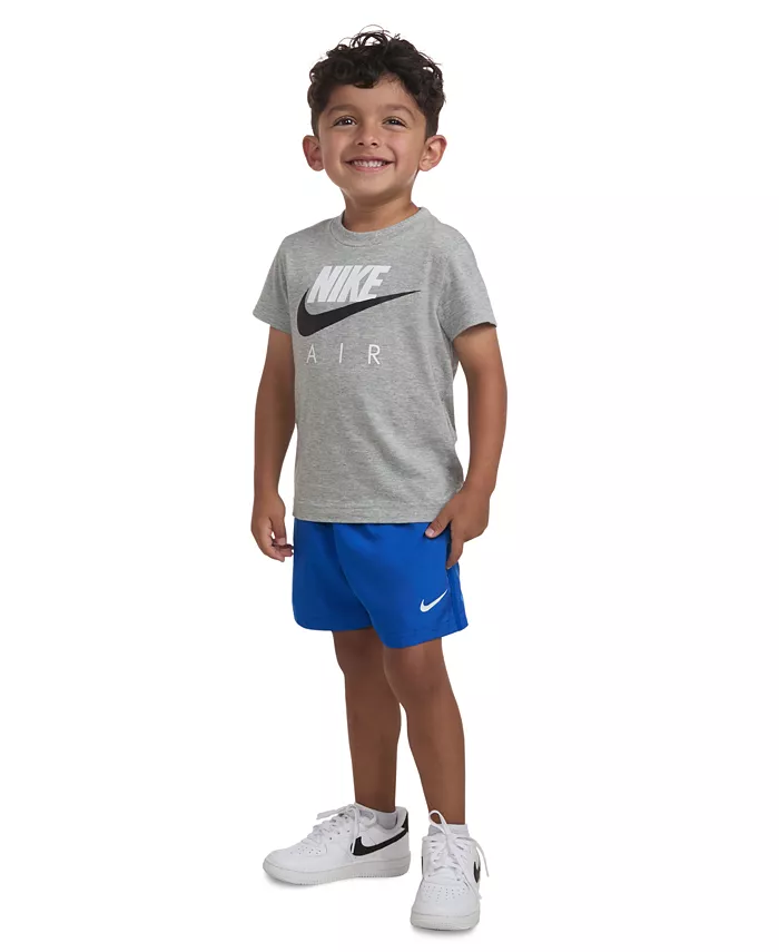 Мальчиковые шорты-слипы 2T-4T Dri-FIT Icon Woven Nike, синий — фото 2