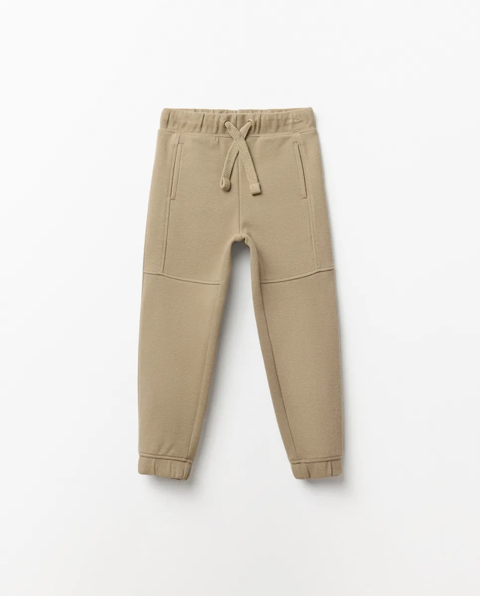 

Брюки из велюра-пике Sfera, бежевый